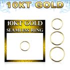 gisel22 10 karat yellow gold ring hoop 22g