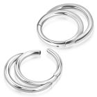 sgsh8 surgical steel hinged segment hoop double