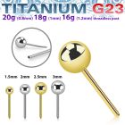 upinb astm f 136 titanium threadless push in top