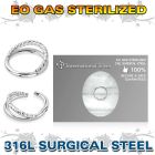 zsgsh12 sterilized steel hinged segment hoop plain twisted