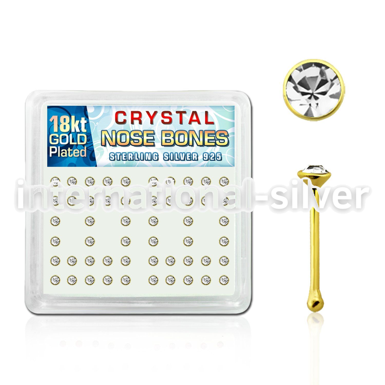 18b14xc nose bone silver 925 nose