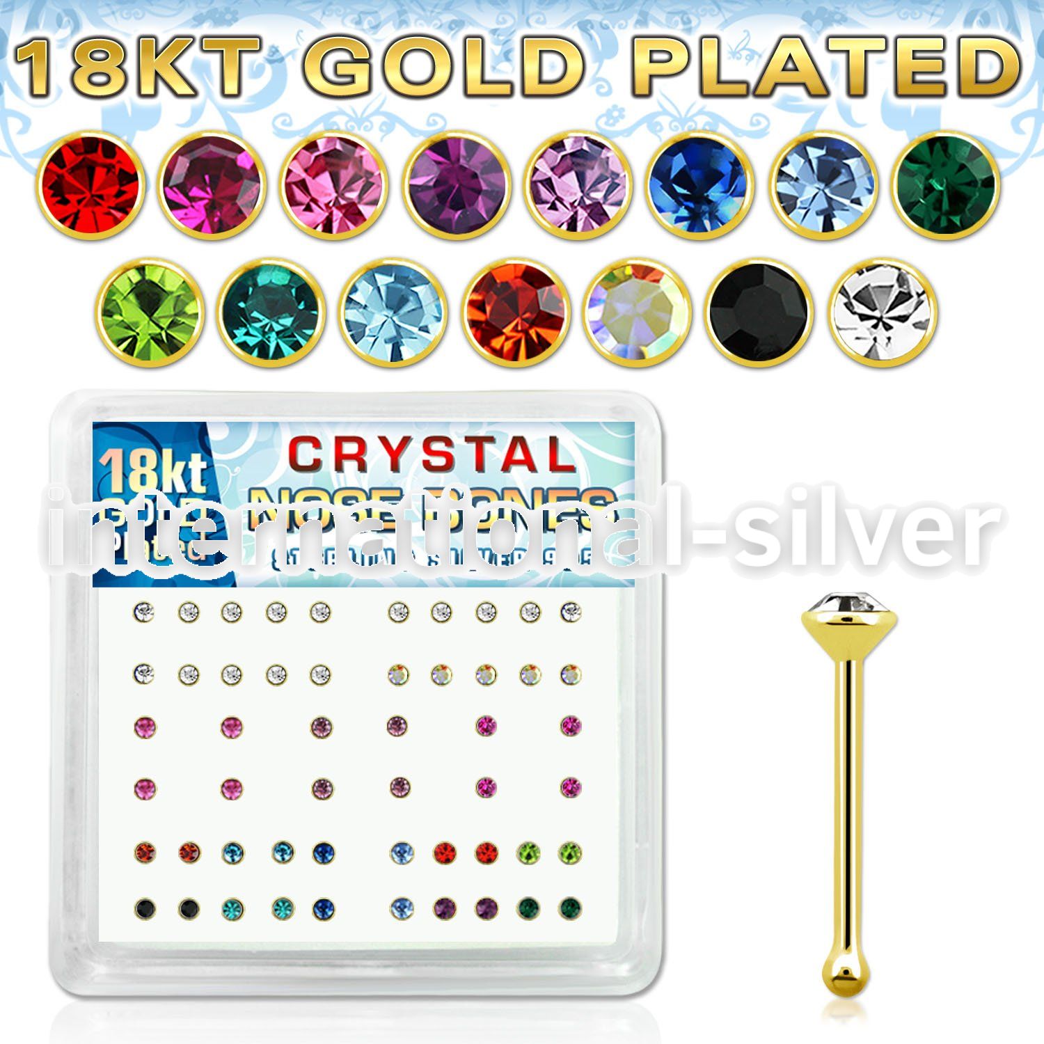 18b14xm nose bone silver 925 nose