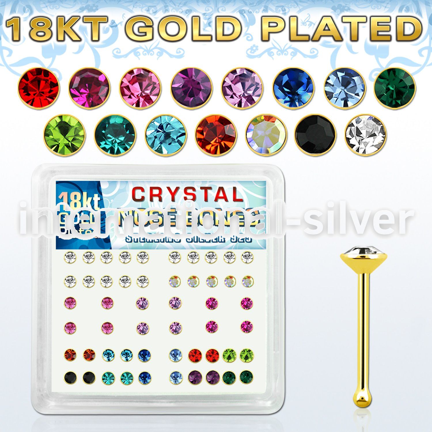 18b19xm nose bone silver 925 nose