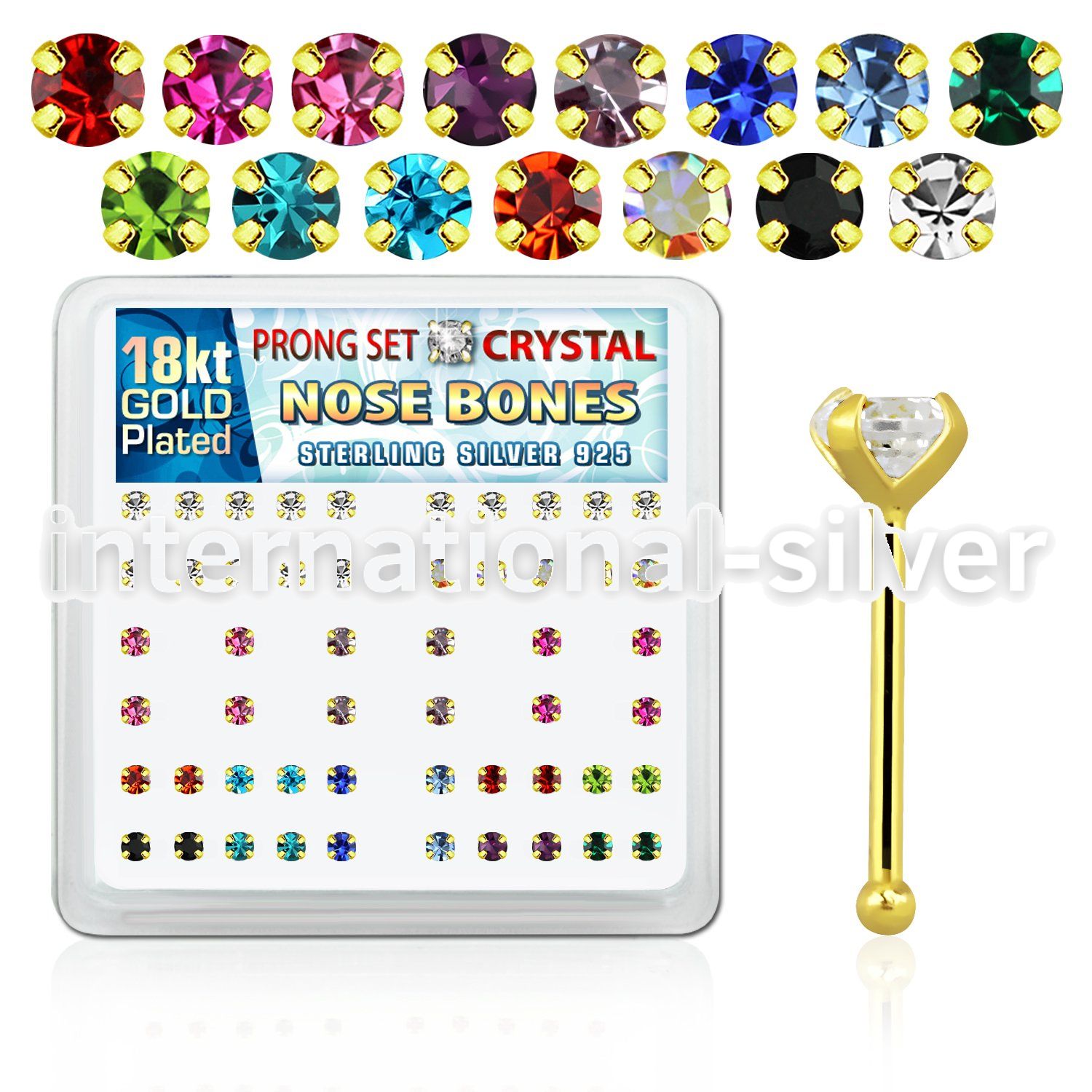 18bp19xm nose bone silver 925 nose