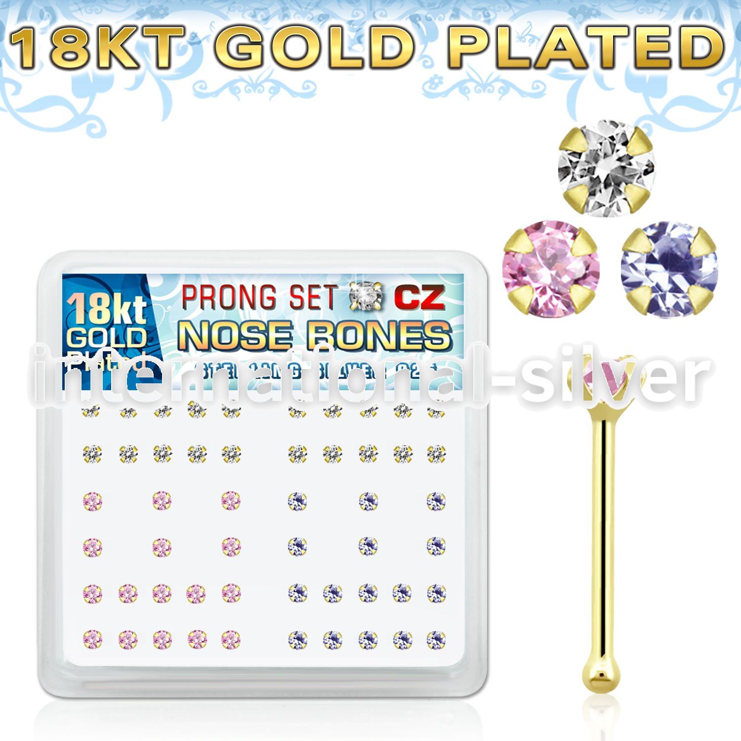 18bz2xm nose bone silver 925 nose