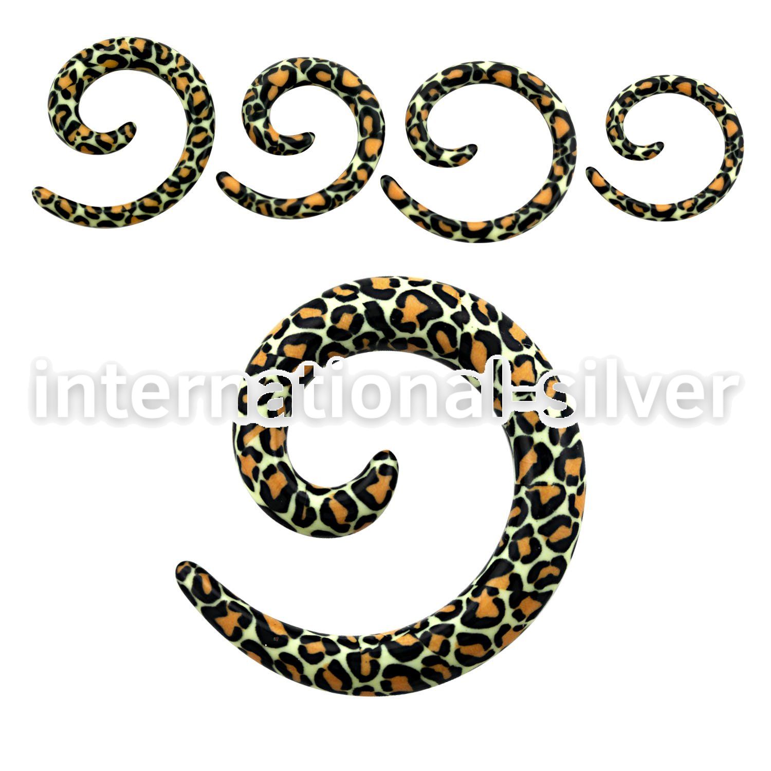 accof tapers acrylic body jewelry ear lobe