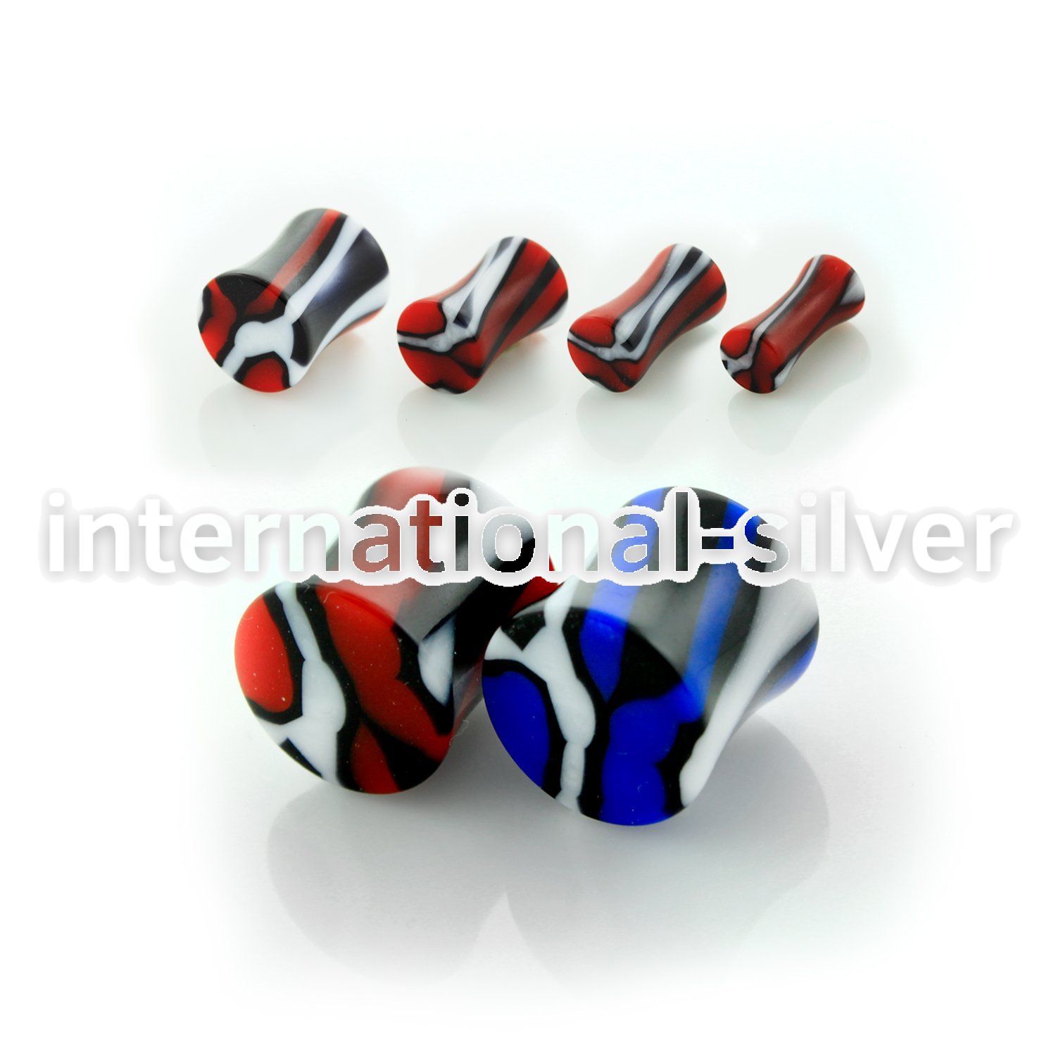 acpe plugs gauges acrylic body jewelry ear lobe