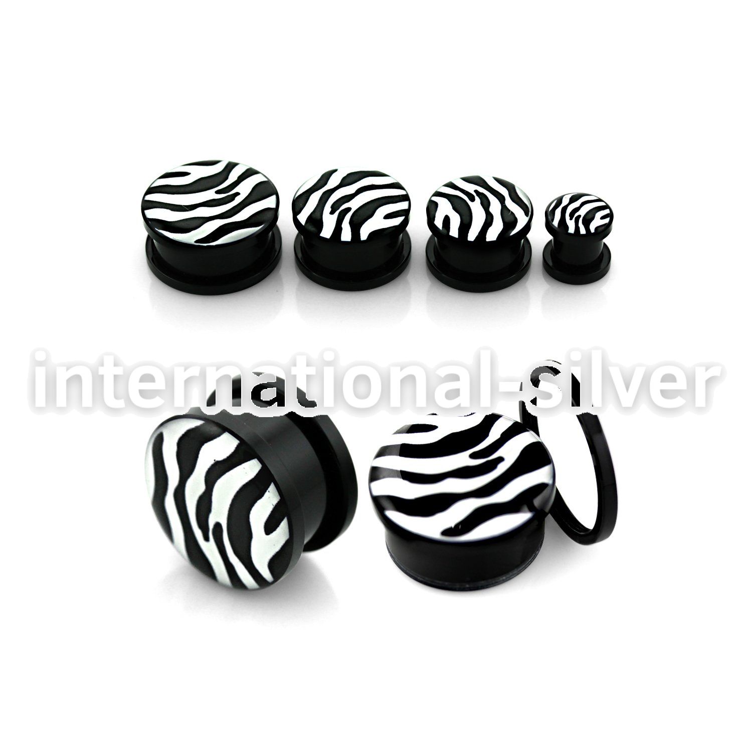 afpcc plugs gauges acrylic body jewelry ear lobe