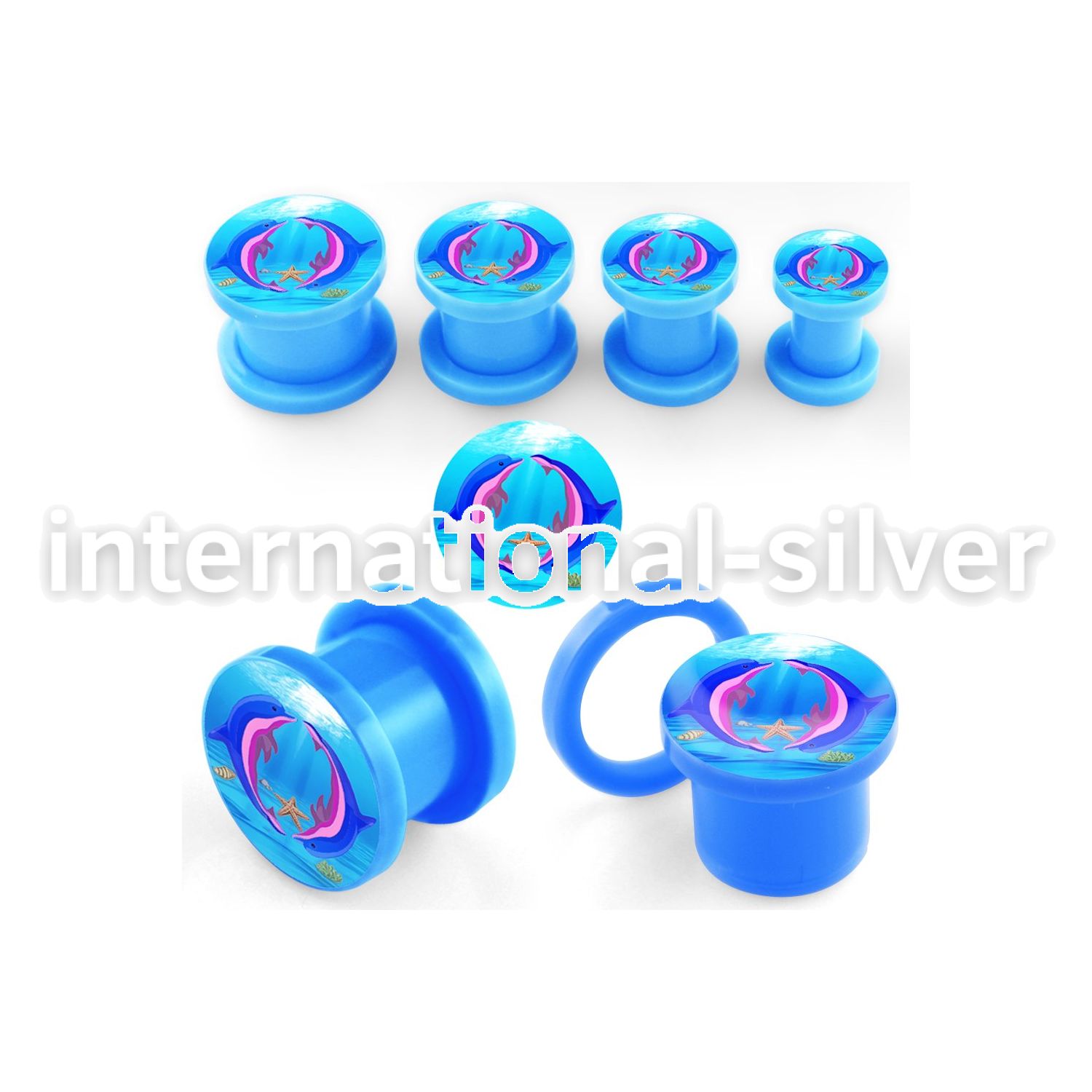 afpccc plugs gauges acrylic body jewelry ear lobe