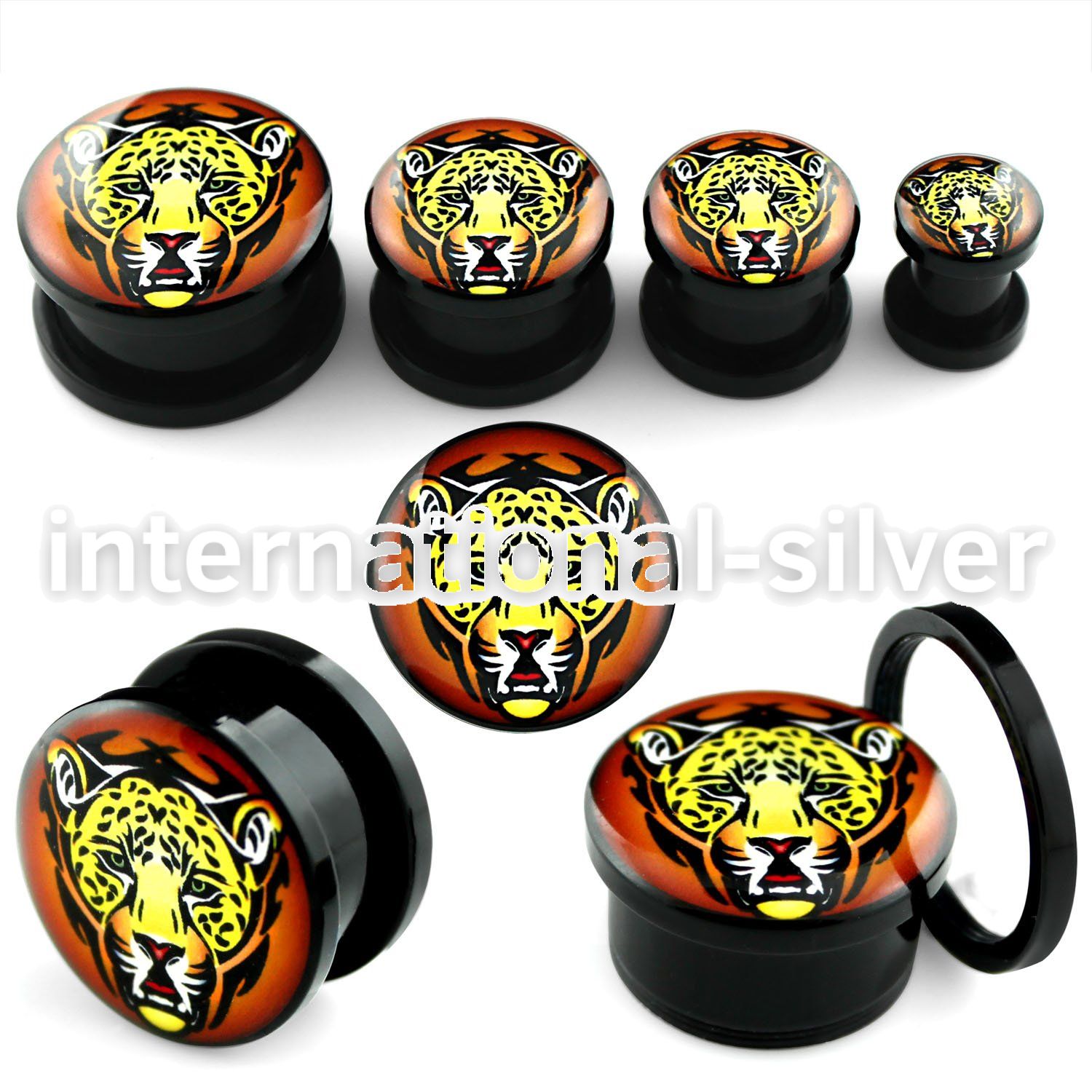 afppp plugs gauges acrylic body jewelry ear lobe