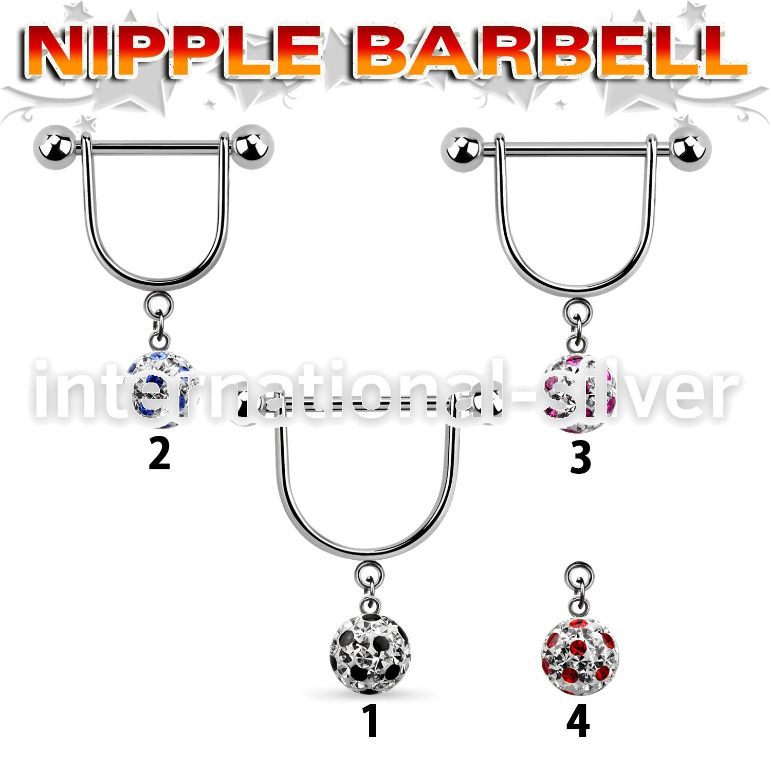 afrsnp8 straight barbells surgical steel 316l nipple
