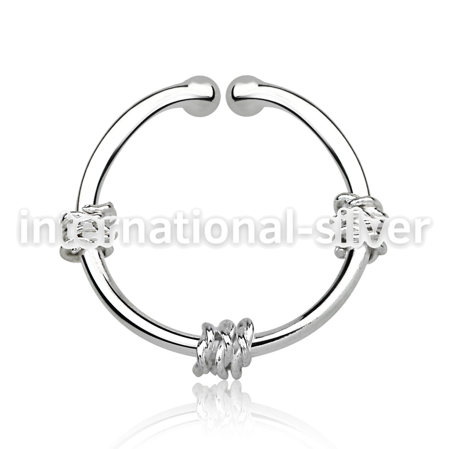 agsep12g fake illusion body jewelry silver 925 septum