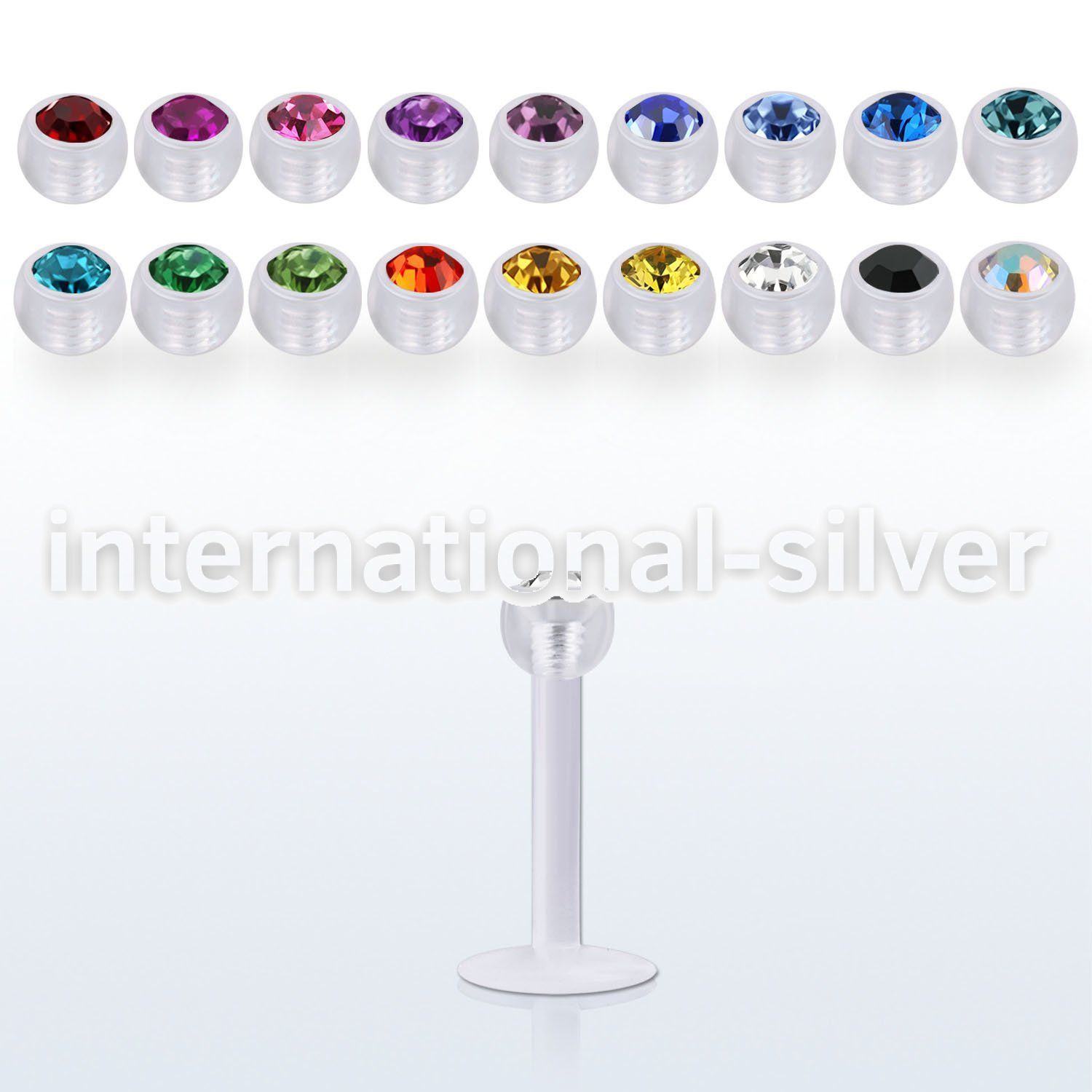 albeajb3 labrets lip rings acrylic body jewelry labrets chin