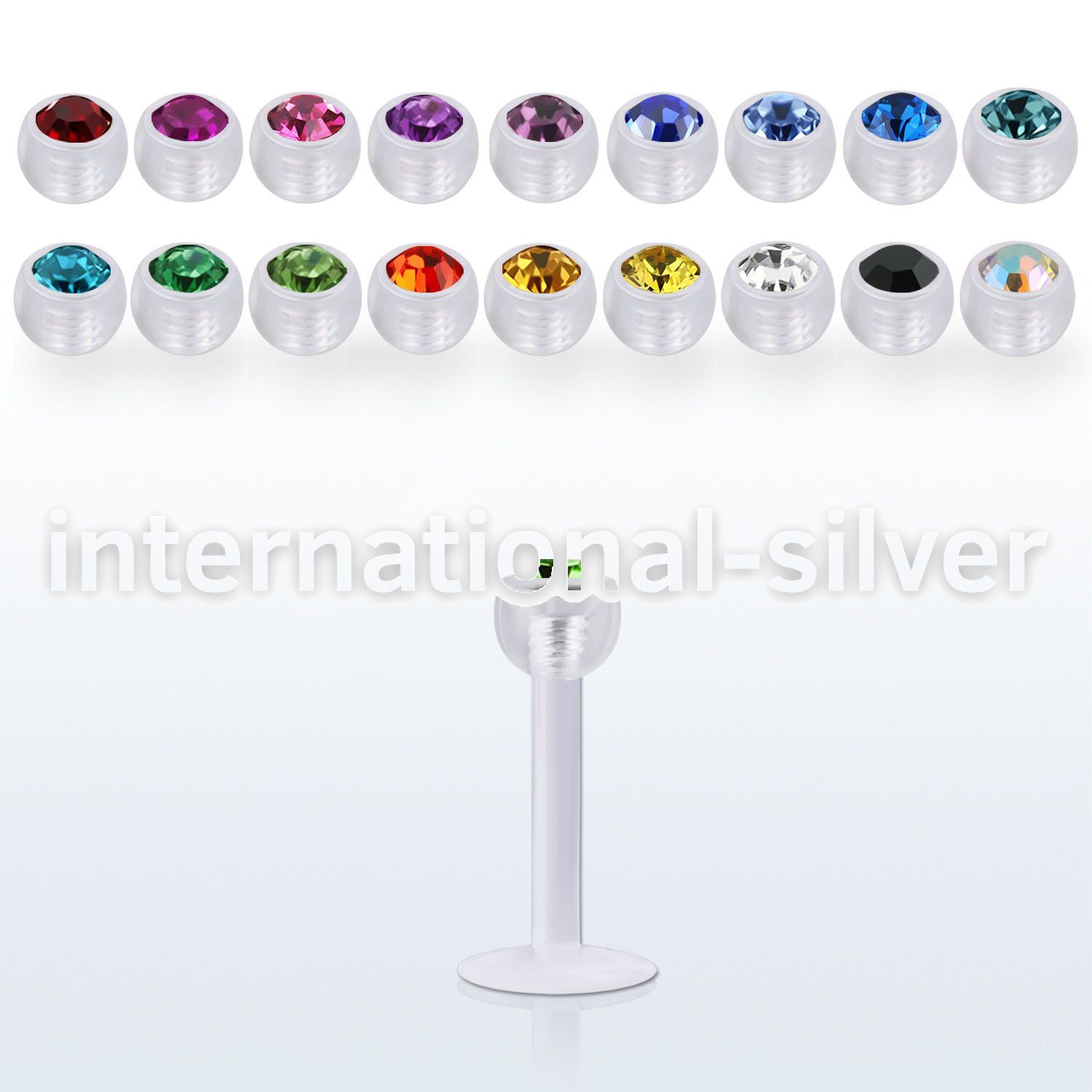 albeajb4 labrets lip rings acrylic body jewelry labrets chin