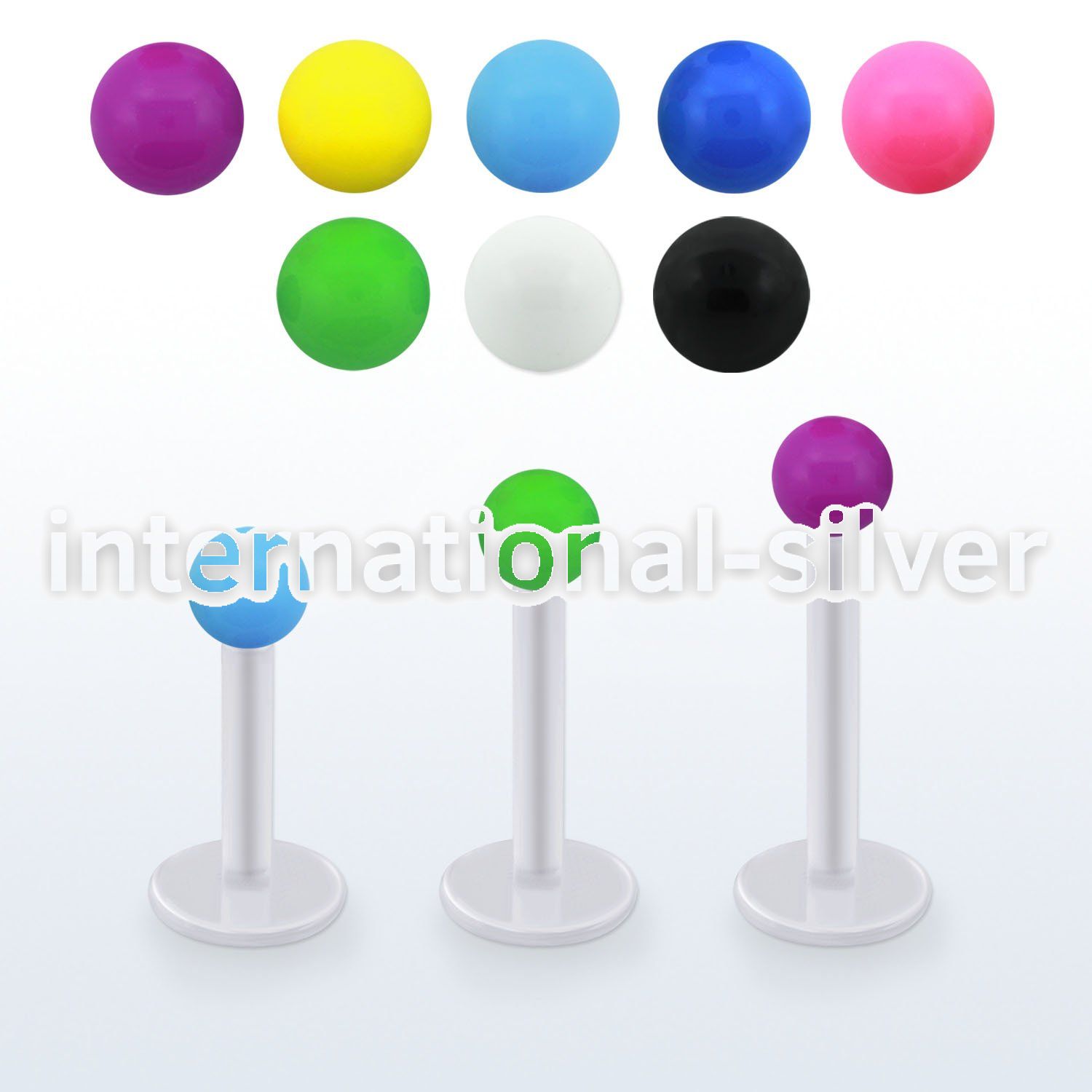 albsab25 labrets lip rings bioflex ptfe labrets chin