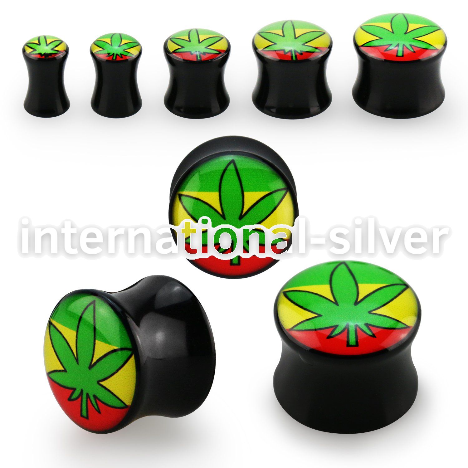 apgh plugs gauges acrylic body jewelry ear lobe