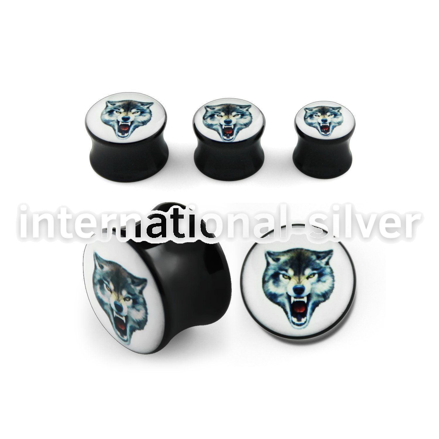 apgll plugs gauges acrylic body jewelry ear lobe