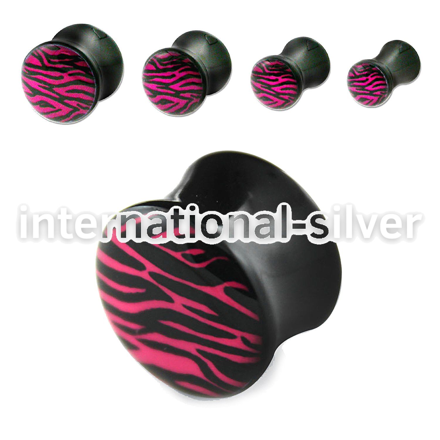 apgr plugs gauges acrylic body jewelry ear lobe
