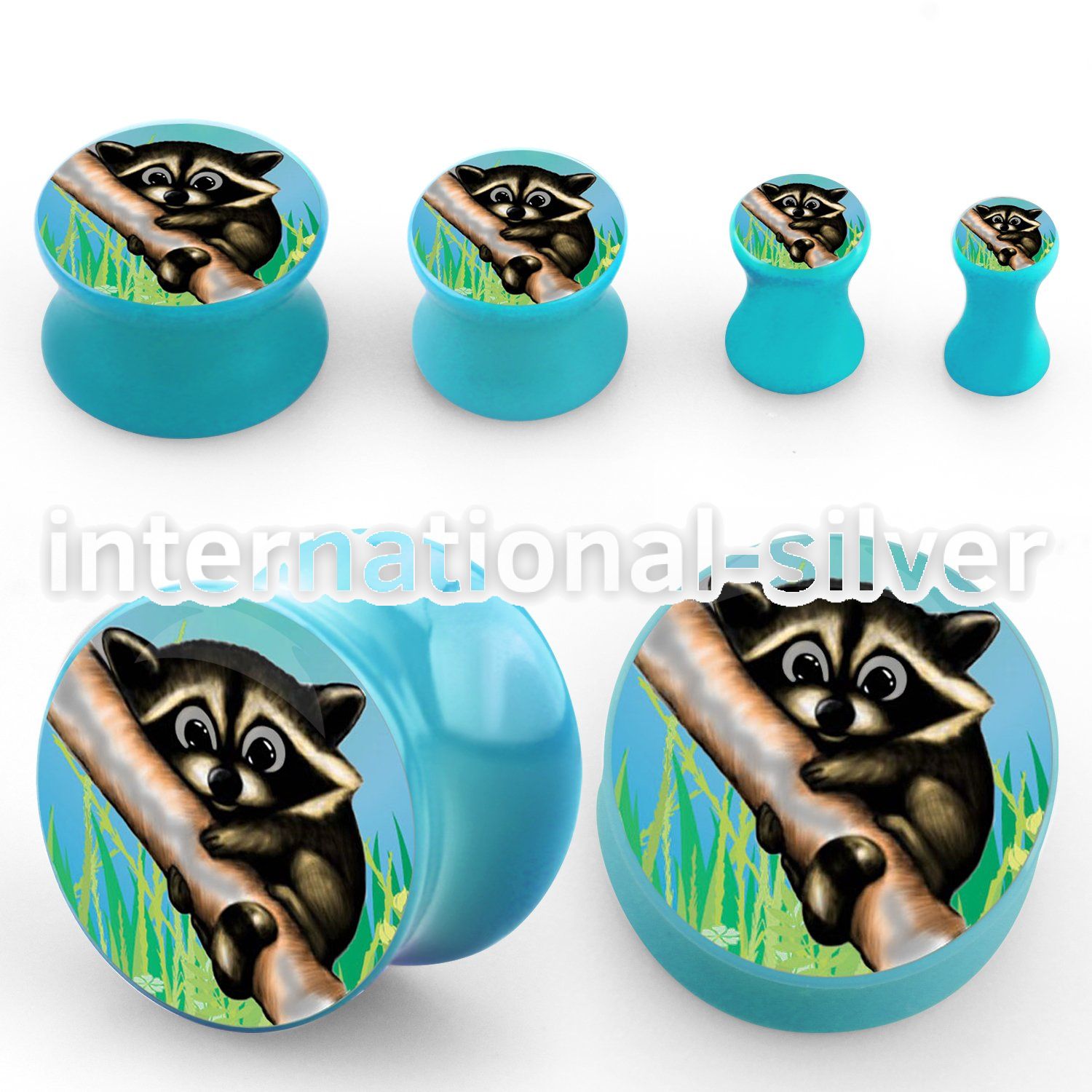 apgrac plugs gauges acrylic body jewelry ear lobe