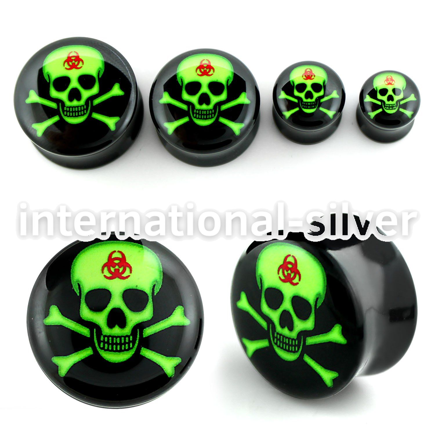apgxx plugs gauges acrylic body jewelry ear lobe
