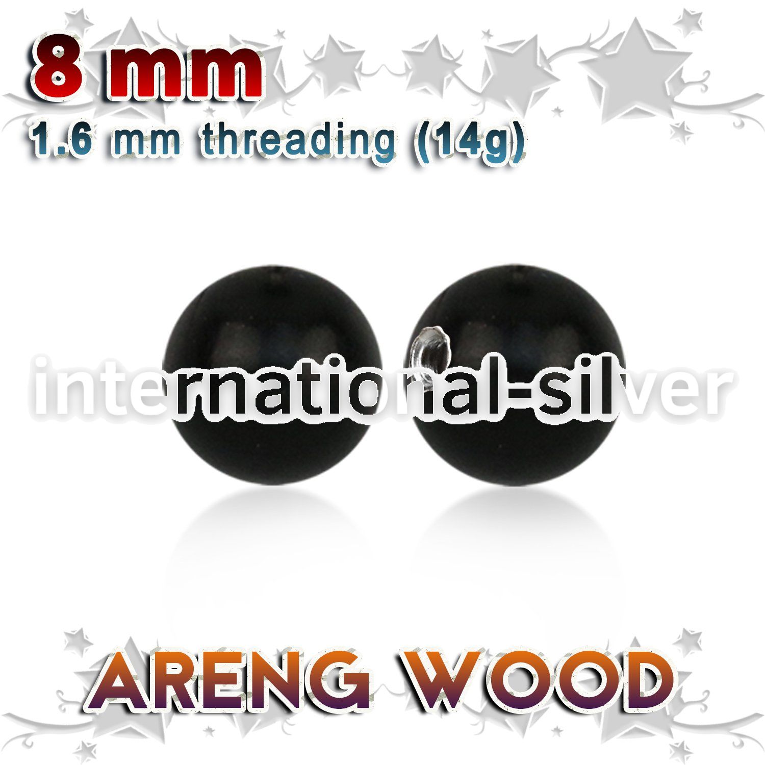 arball8 loose body jewelry parts organic body jewelry 