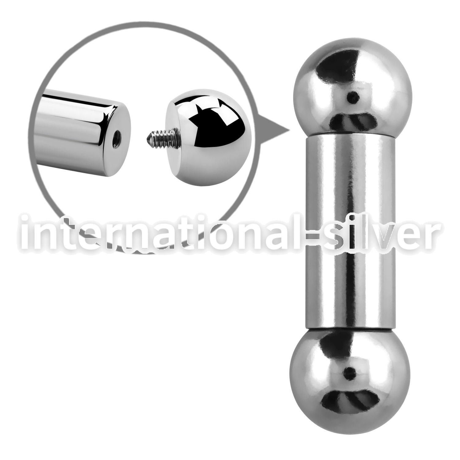 bb00 straight barbells surgical steel 316l tongue