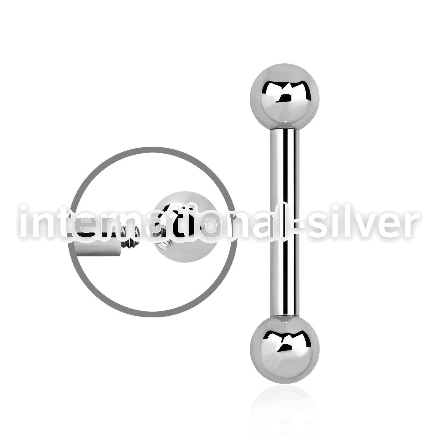 bb10x straight barbells surgical steel 316l tongue