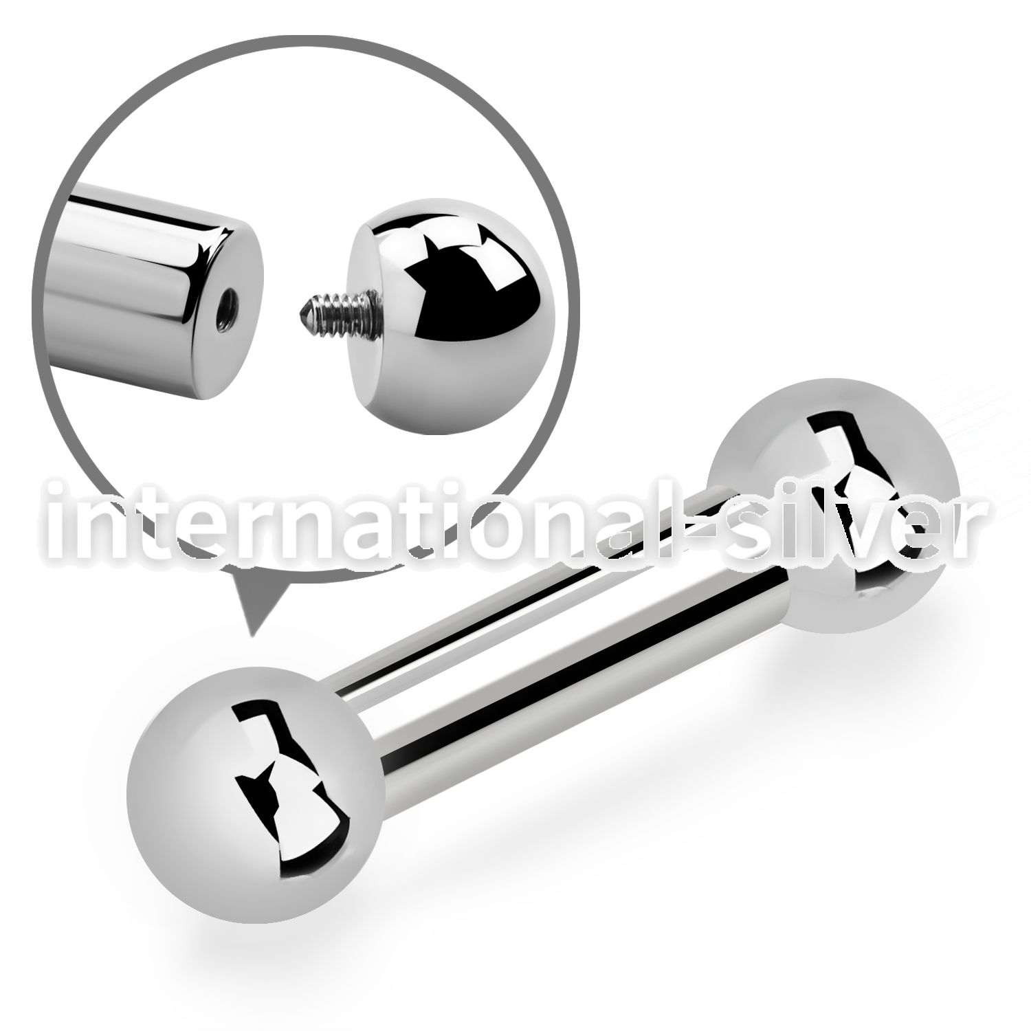 bb2 straight barbells surgical steel 316l tongue