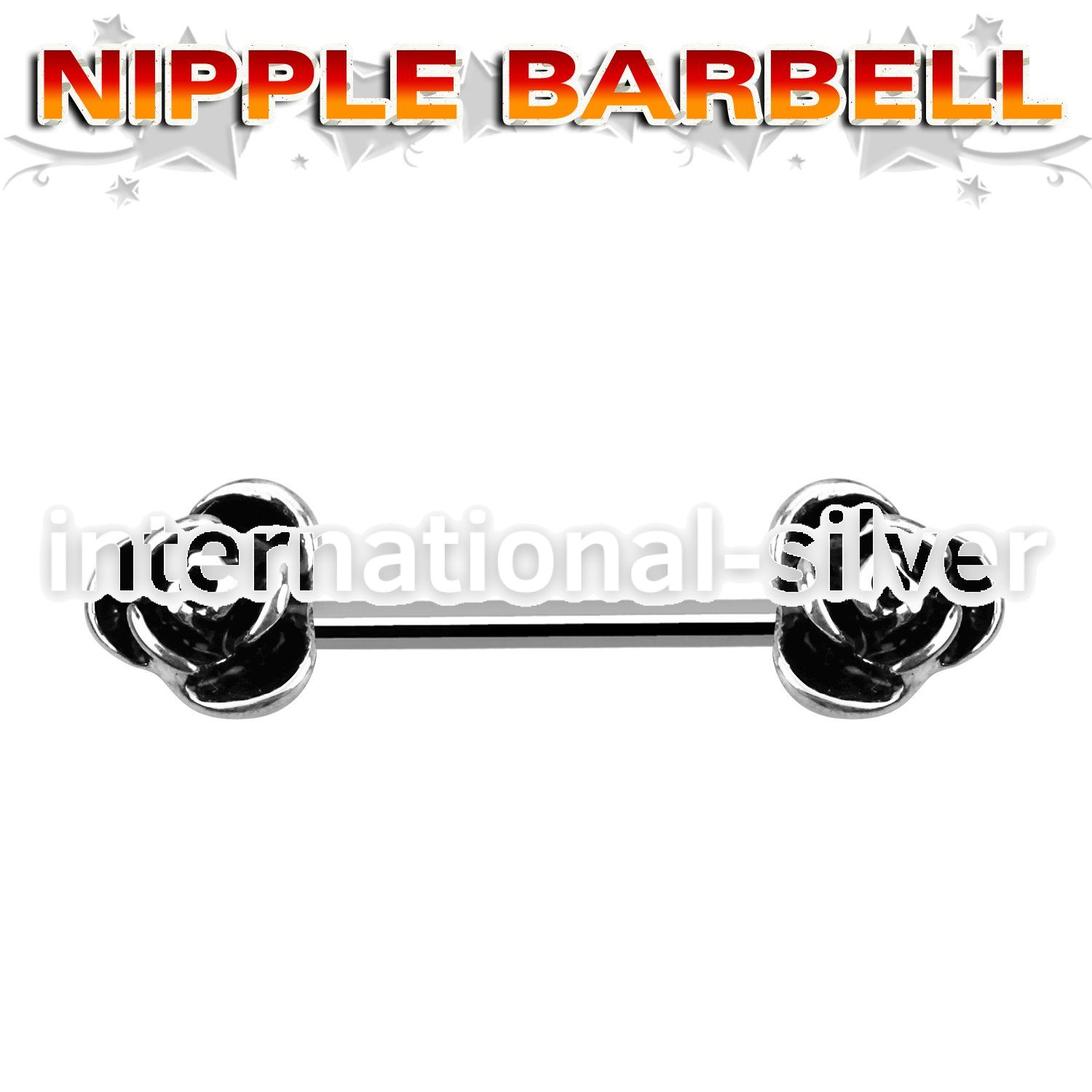 bb2ros straight barbells surgical steel 316l nipple