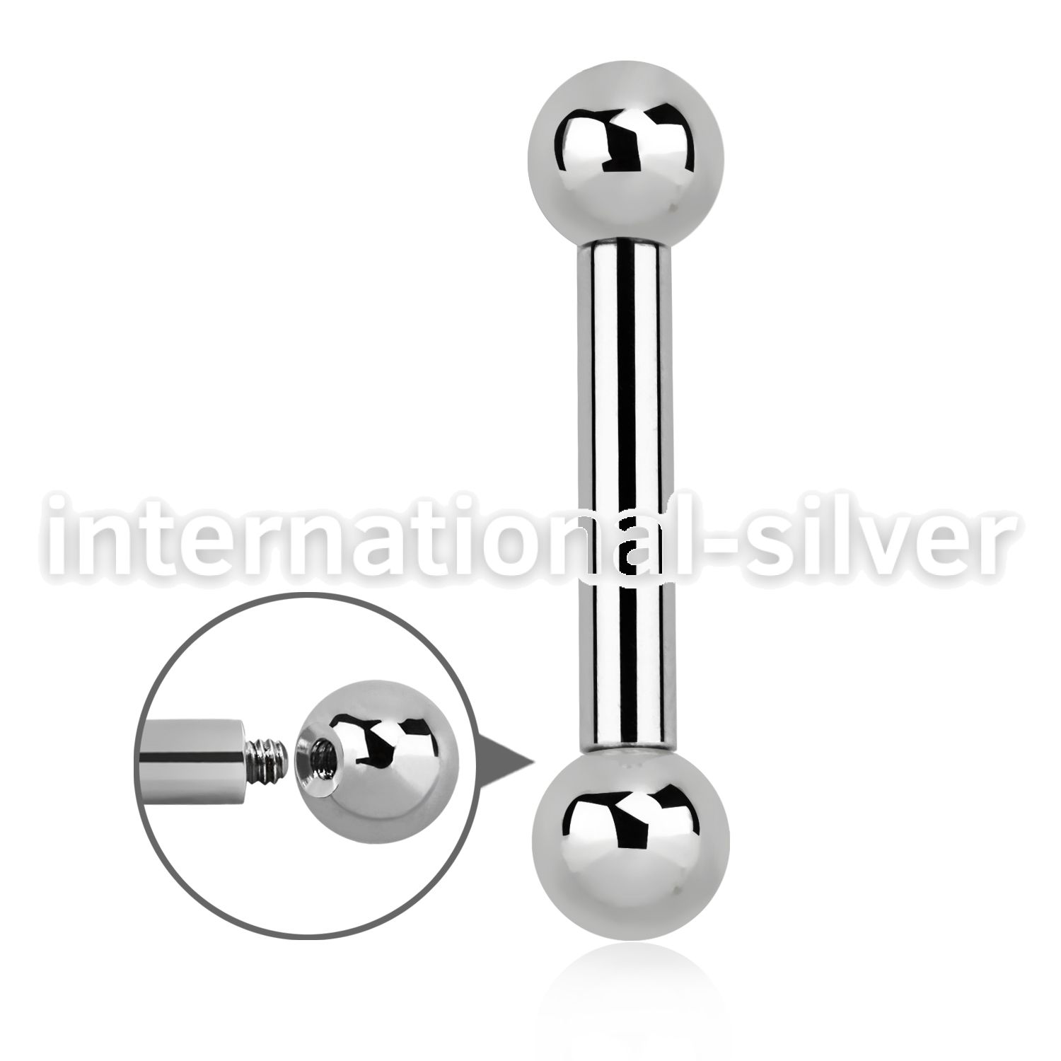 bb8x straight barbells surgical steel 316l tongue