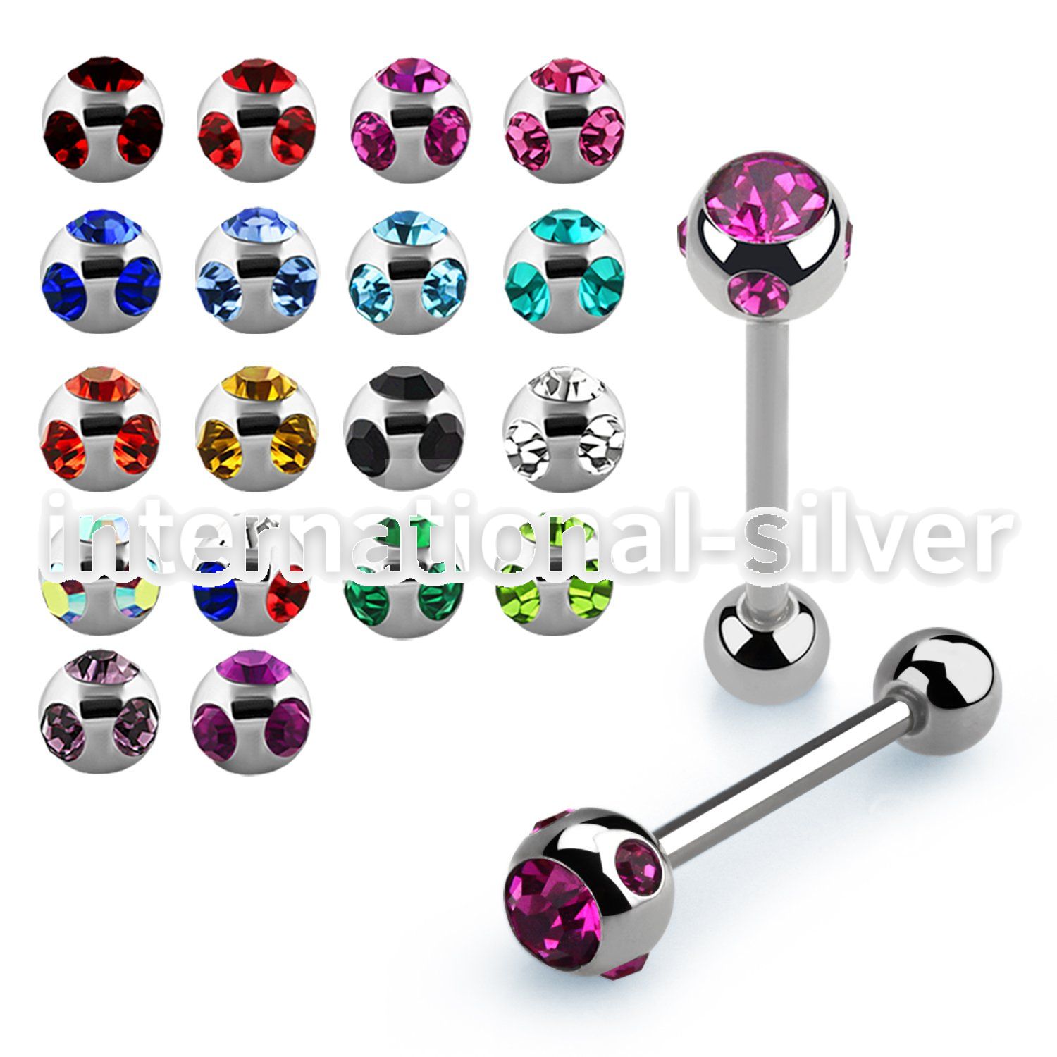 bbc3 straight barbells surgical steel 316l tongue