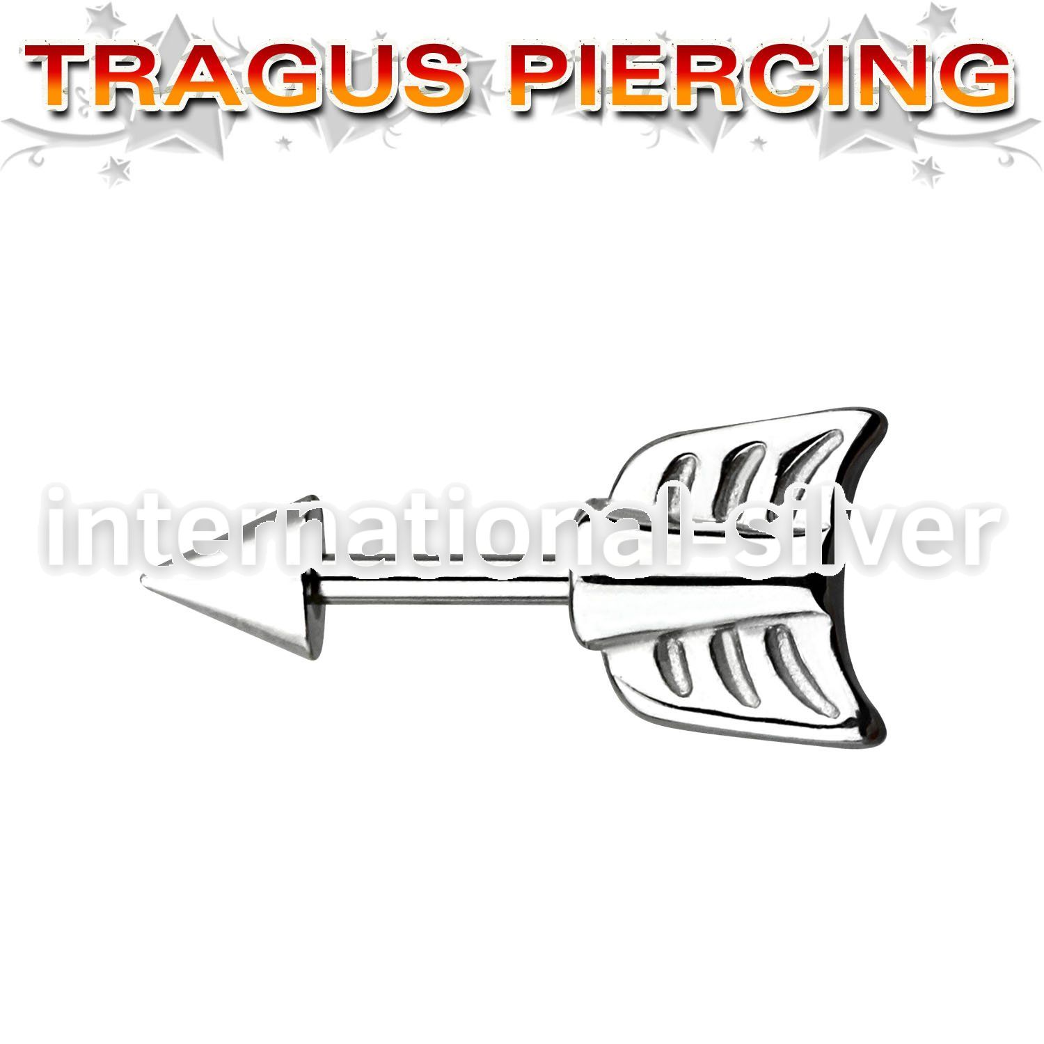 bber33 straight barbells surgical steel 316l tragus