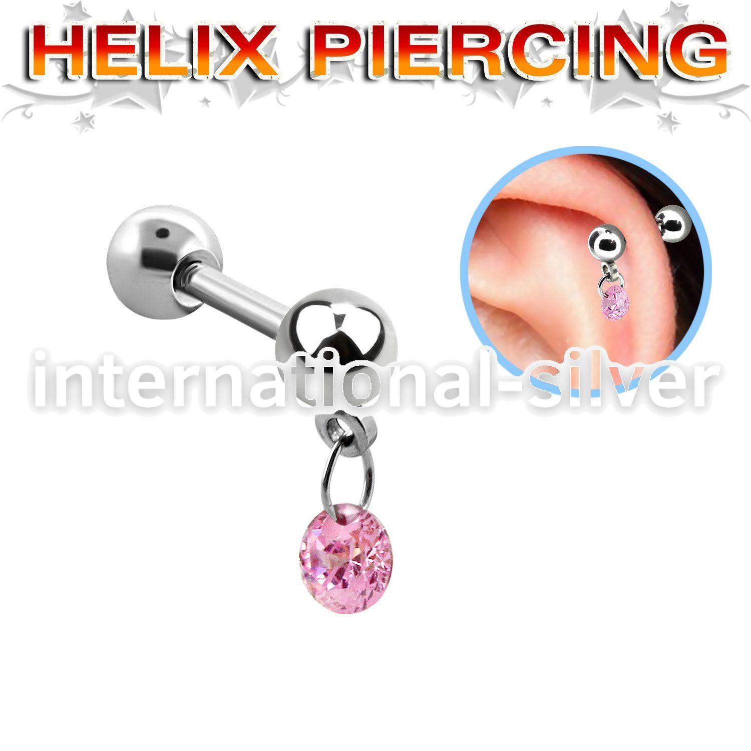 bber5 straight barbells surgical steel 316l tragus