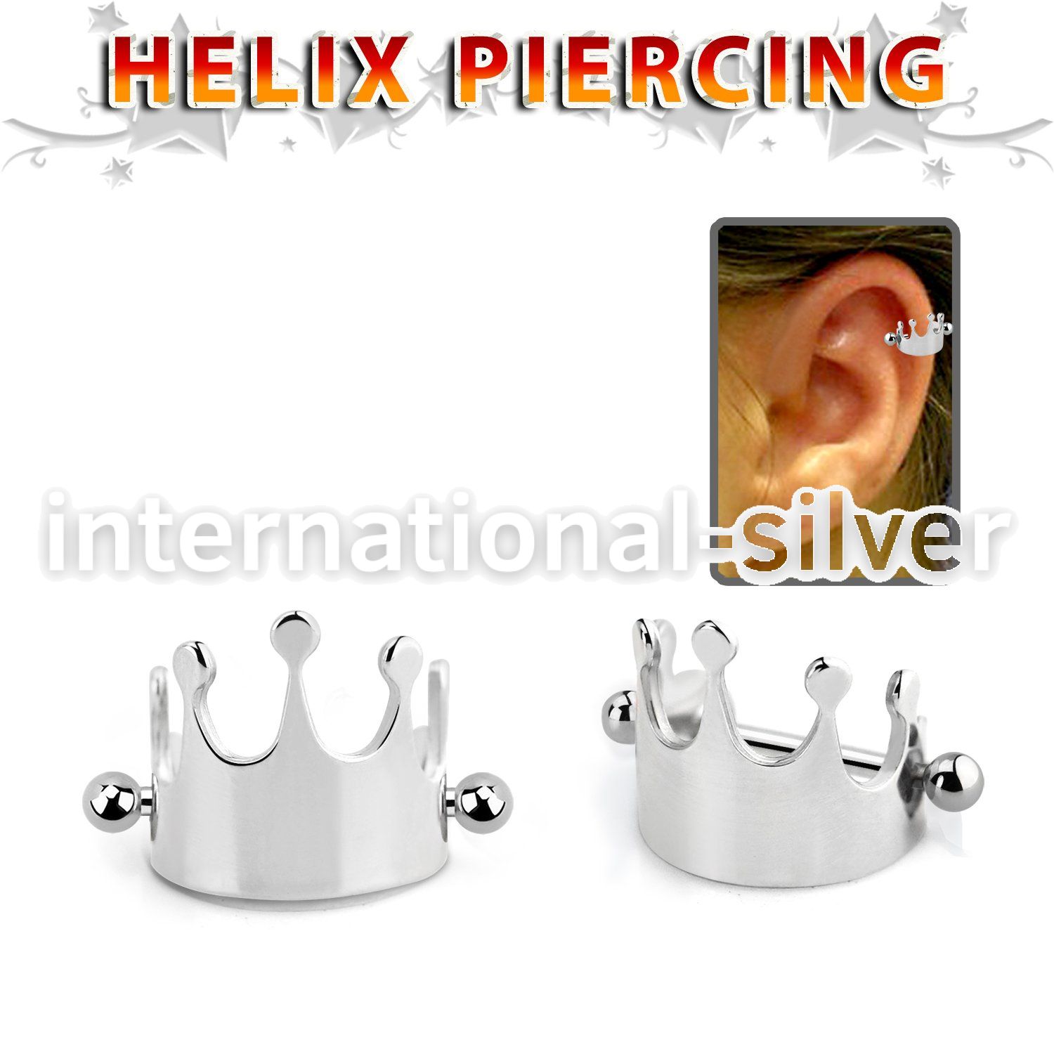 bber65 straight barbells surgical steel 316l helix