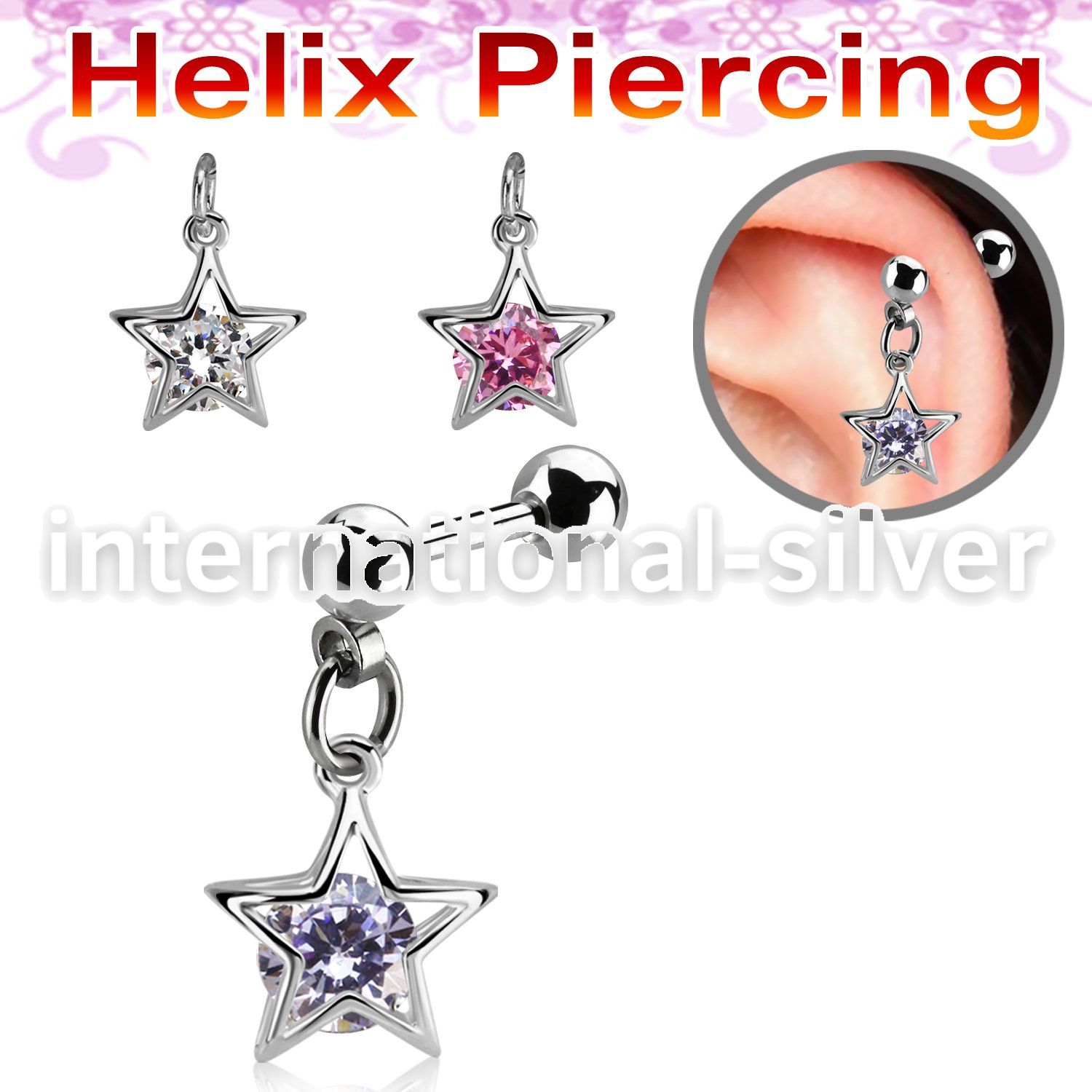 bber78 straight barbells surgical steel 316l eyebrow