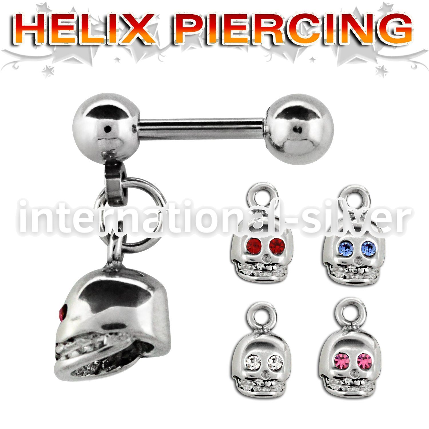 bber7 straight barbells surgical steel 316l tragus