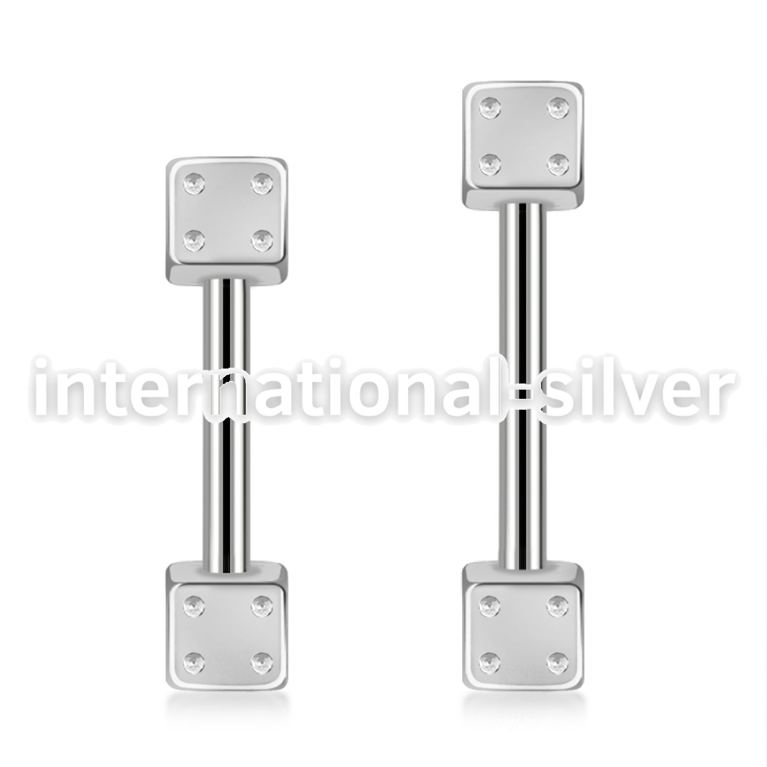 bbes2di straight barbells surgical steel 316l eyebrow