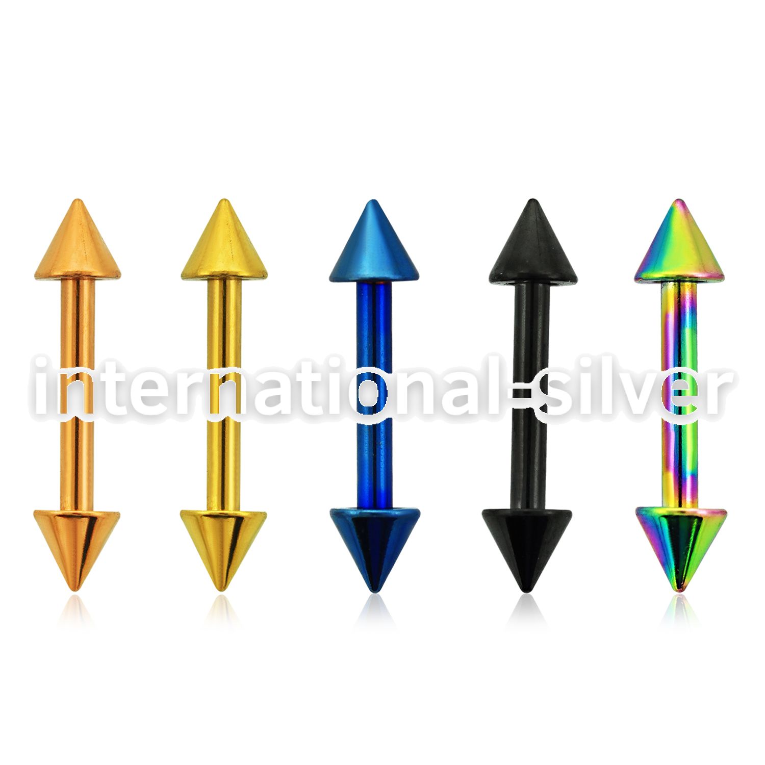 bbetcn straight barbells anodized surgical steel 316l eyebrow