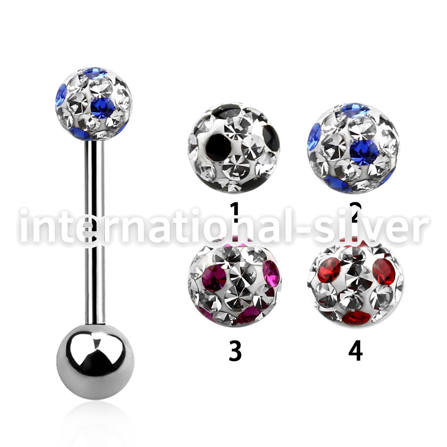 bbfr5a straight barbells surgical steel 316l tongue