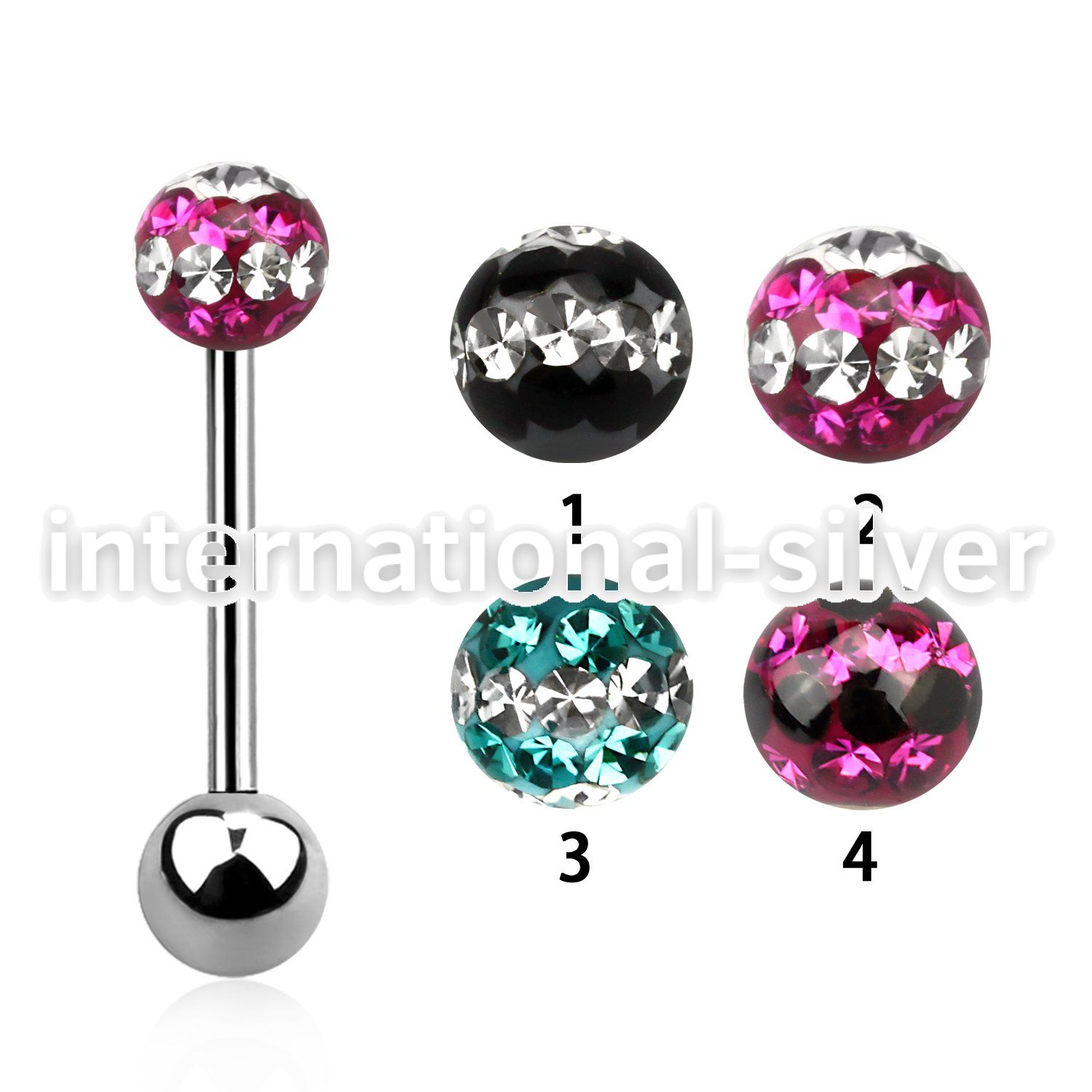 bbfr5d straight barbells surgical steel 316l tongue