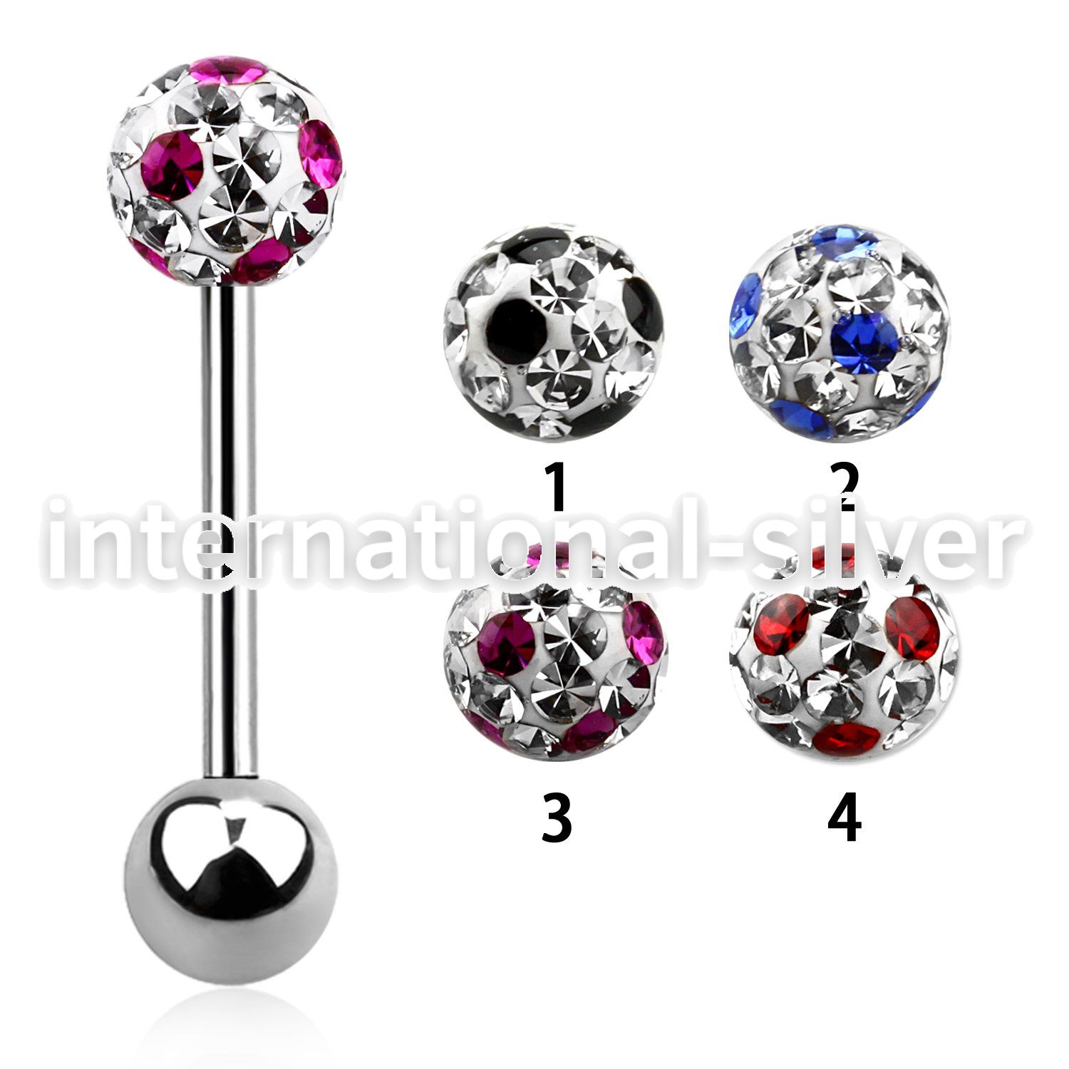 bbfr6a straight barbells surgical steel 316l tongue