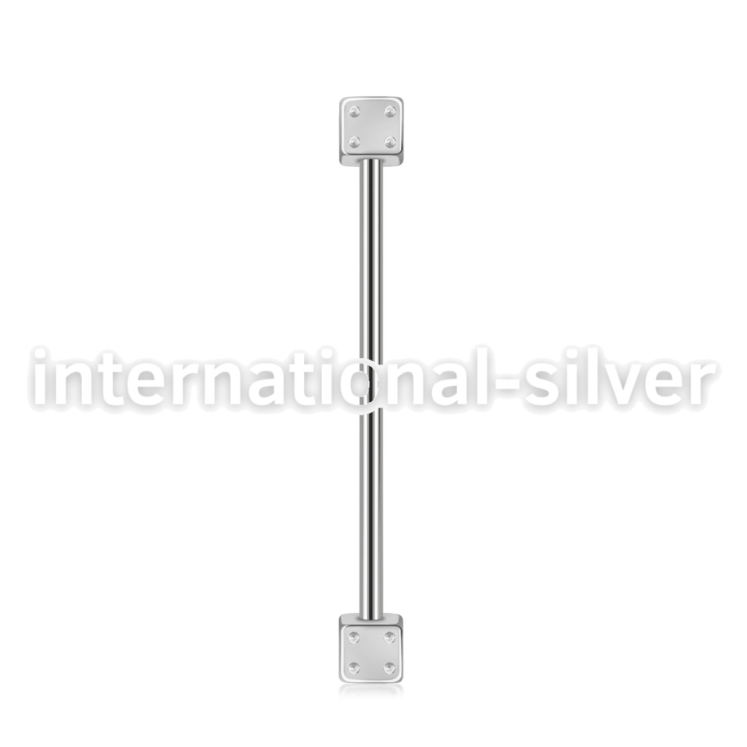 bbindsdi straight barbells surgical steel 316l 