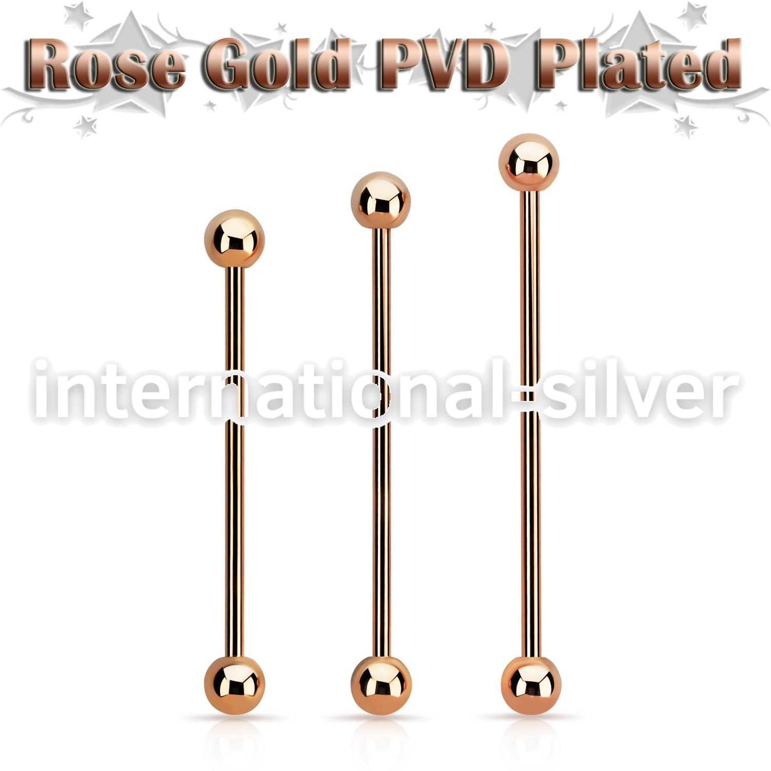 bbittb straight barbells anodized surgical steel 316l 