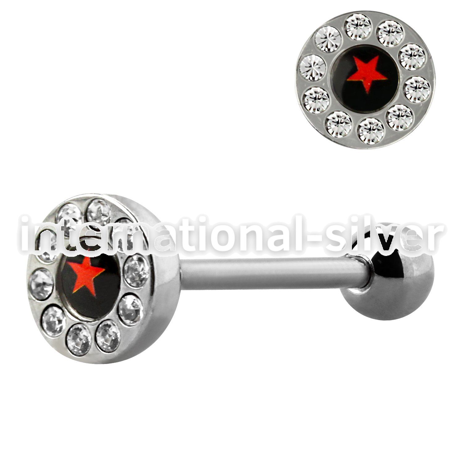 bbloc3 straight barbells surgical steel 316l tongue