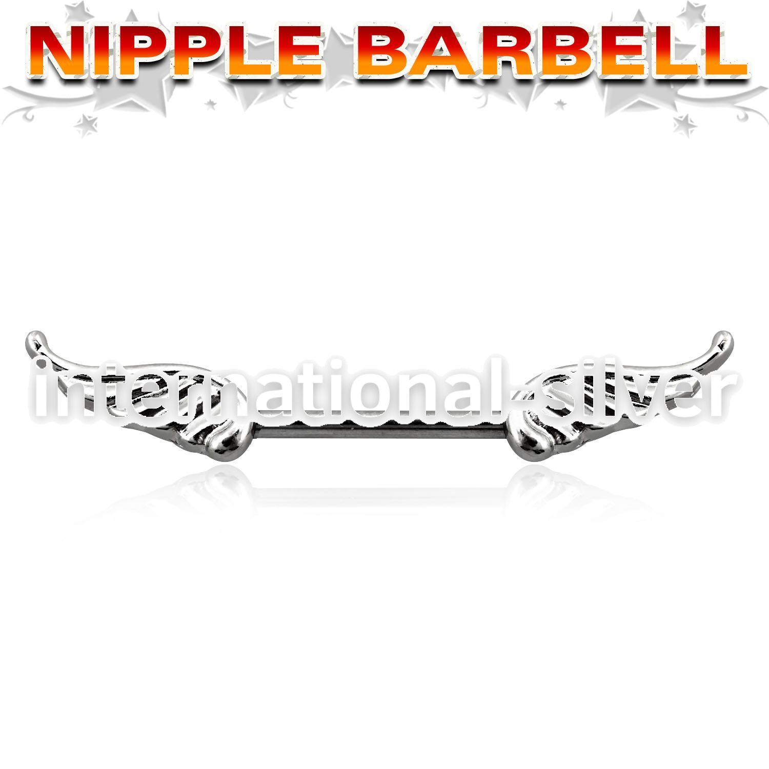 bbnpwg straight barbells surgical steel 316l nipple