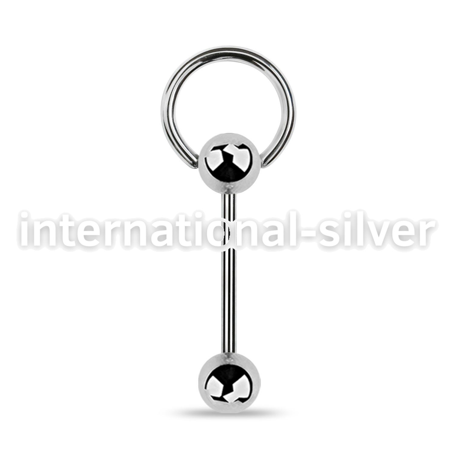 bbsl straight barbells surgical steel 316l tongue