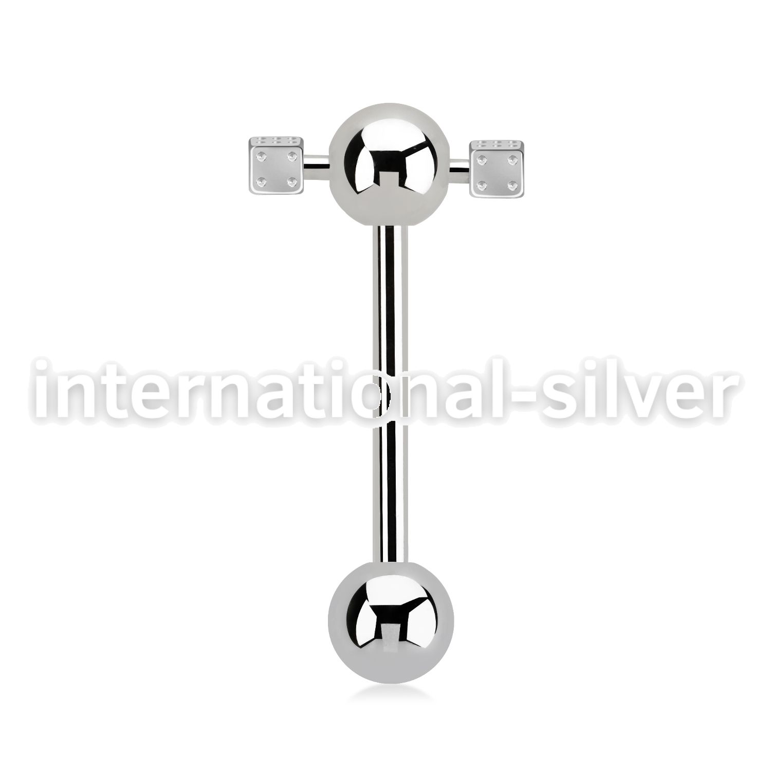 bbspndi straight barbells surgical steel 316l tongue