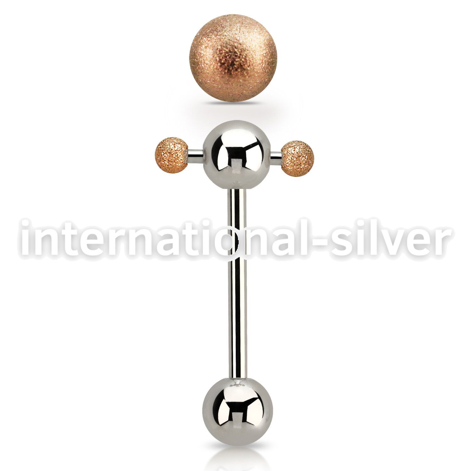 bbspnfor straight barbells surgical steel 316l tongue