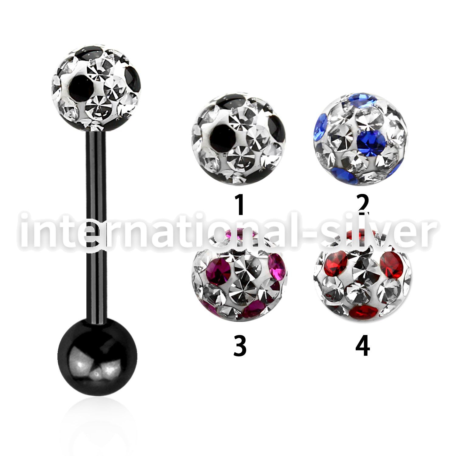bbtfr6a straight barbells anodized surgical steel 316l tongue