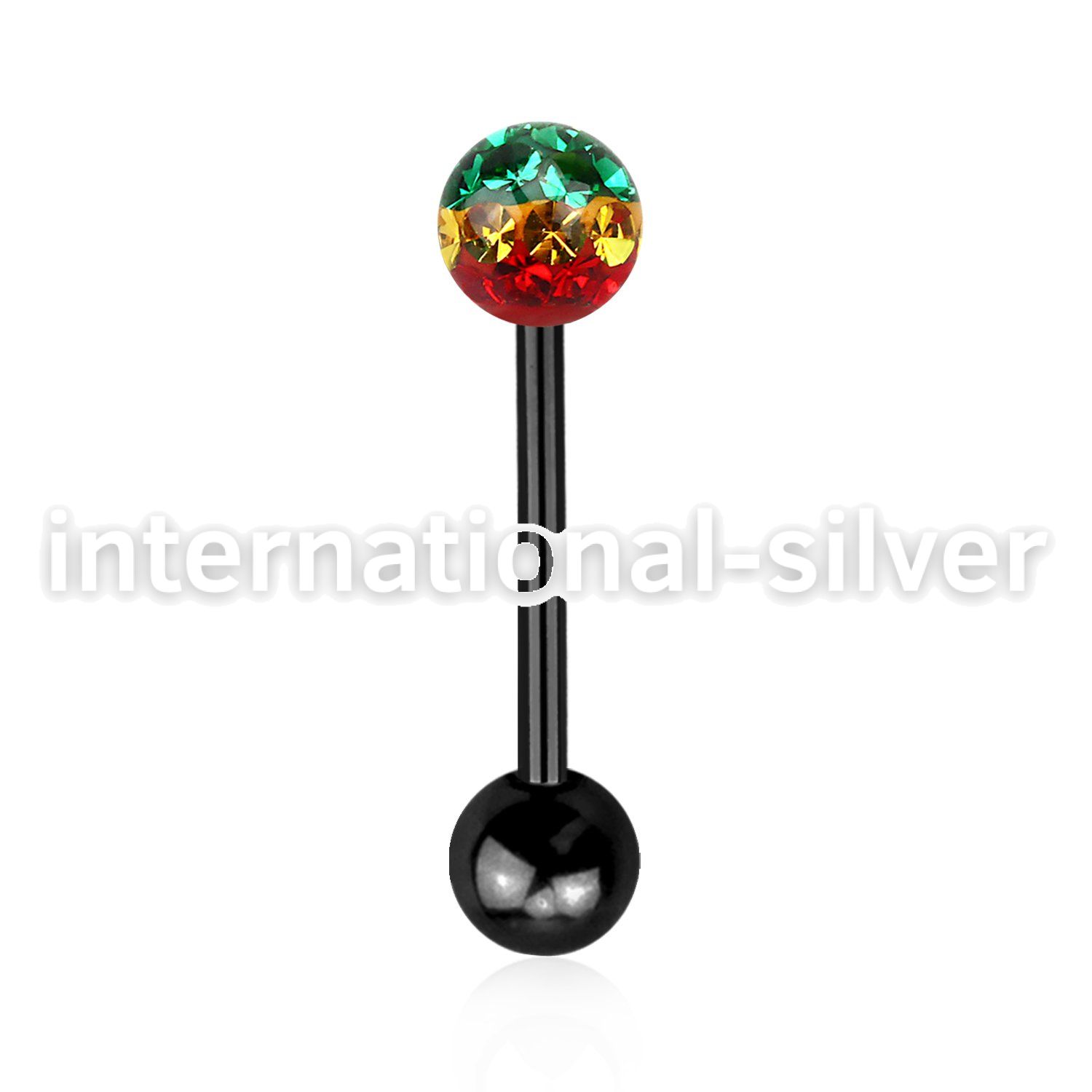 bbtfr6r straight barbells anodized surgical steel 316l tongue